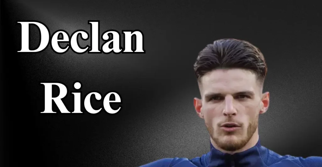 Declan Rice – Full Brush Back with Mid Taper Fade: