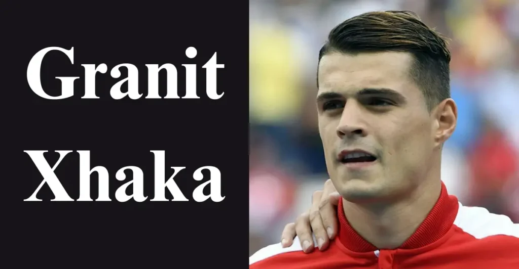 Granit Xhaka – Side Part Fade: