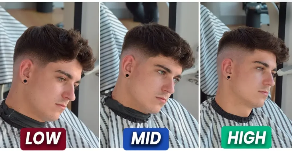 Taper Fade Bajo Medio y Alto