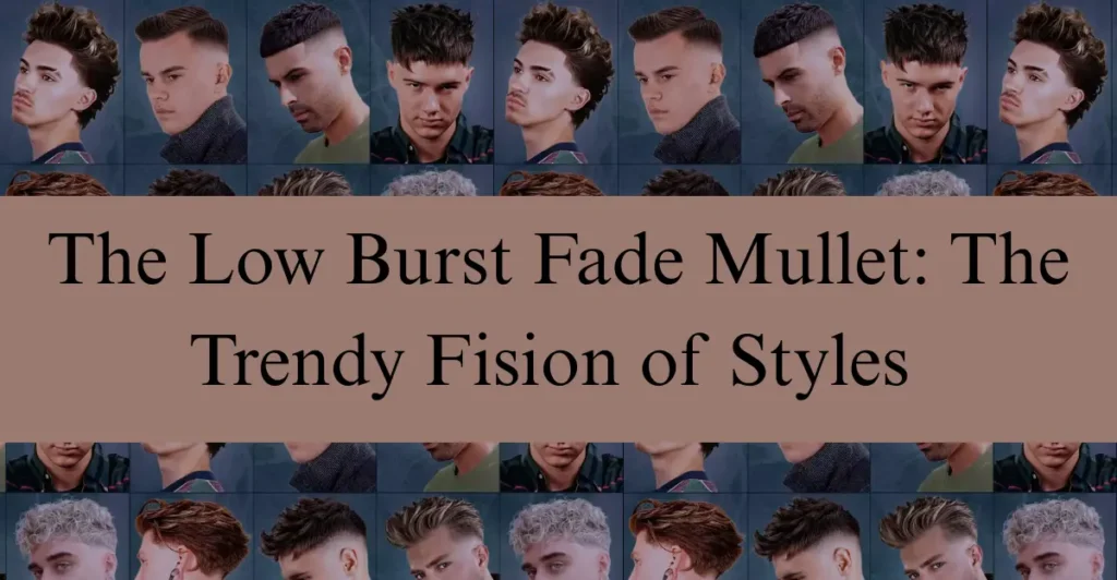 The Low Burst Fade Mullet: The Trendy Fusion of Styles