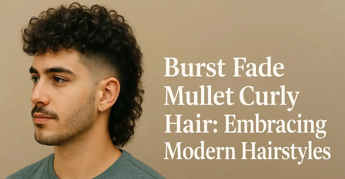 Burst Fade Mullet Curly Hair: Embracing Modern Hairstyles