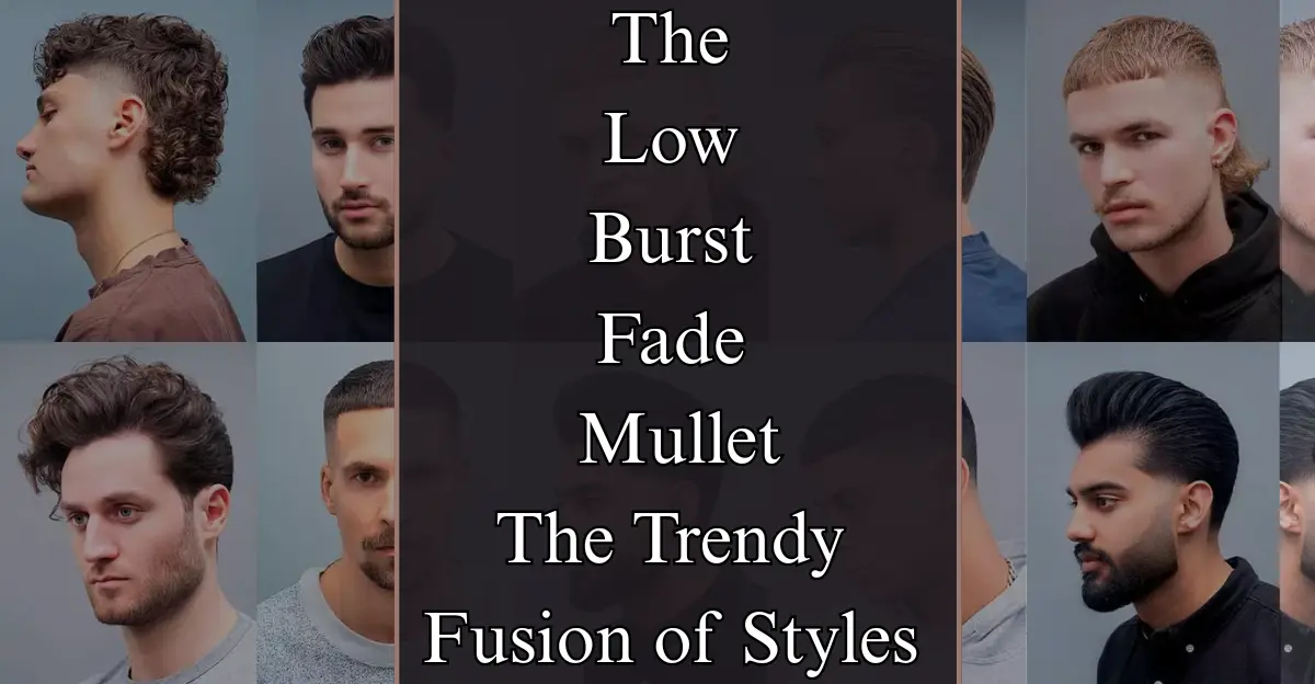 The Low Burst Fade Mullet: The Trendy Fusion of Styles