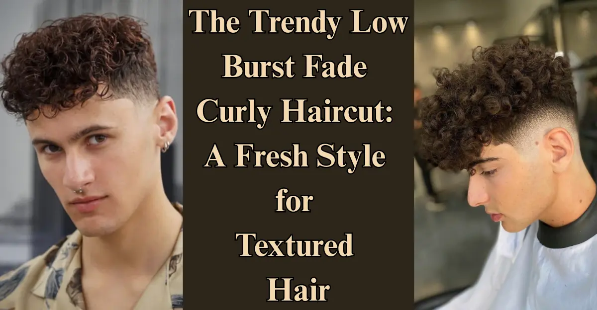 The Trendy Low Burst Fade Curly Haircut: A Fresh Style for Textured Hair