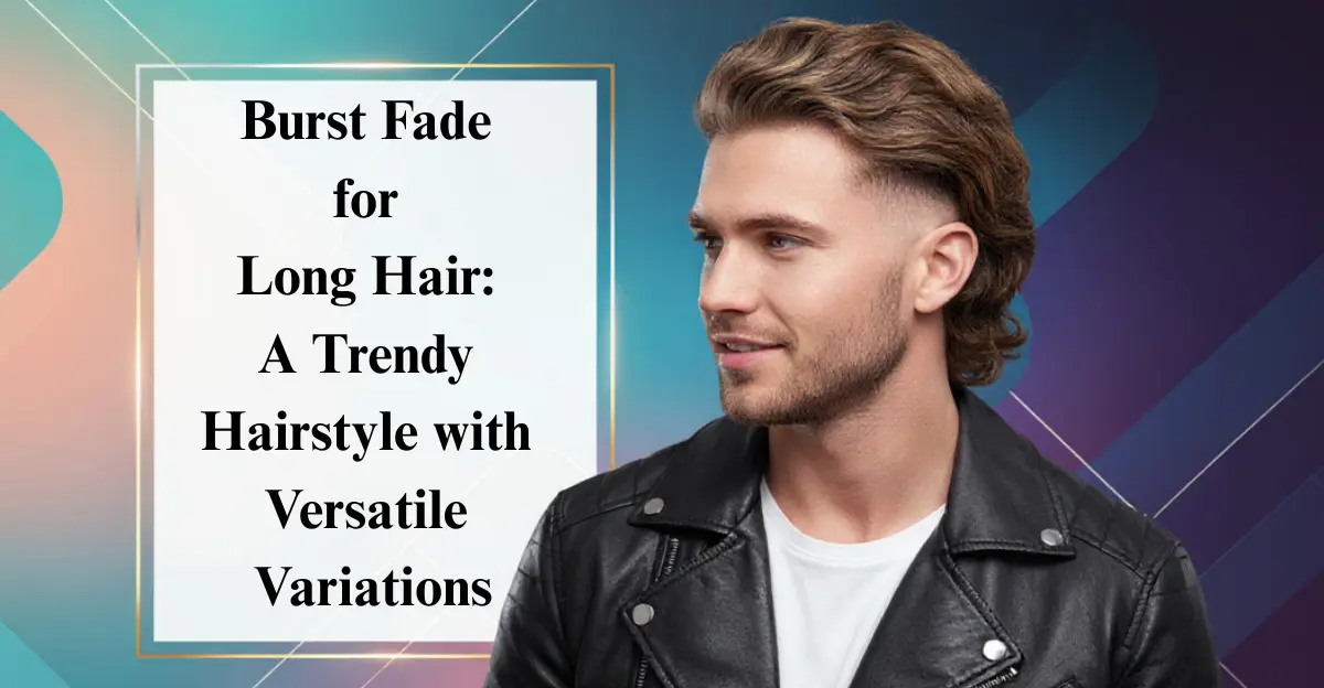 Burst Fade for Long Hair A Trendy Hairstyle with Versatile Variations
