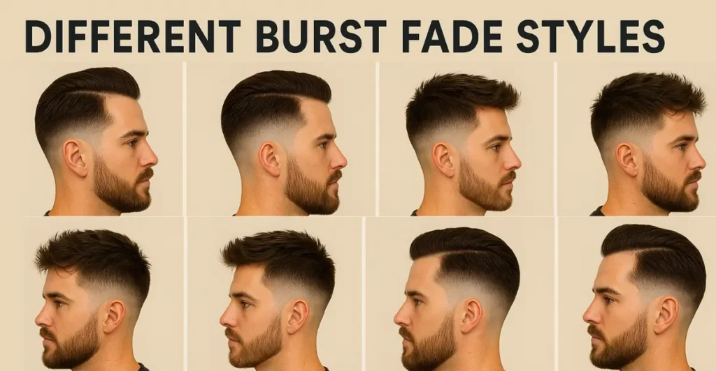 Different Burst Fade Styles