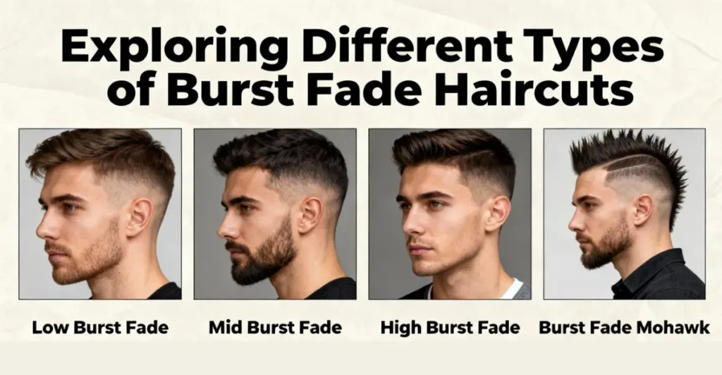 Exploring Different Types of Burst Fade Haircuts