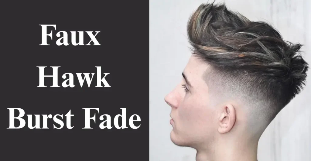 Faux Hawk Burst Fade