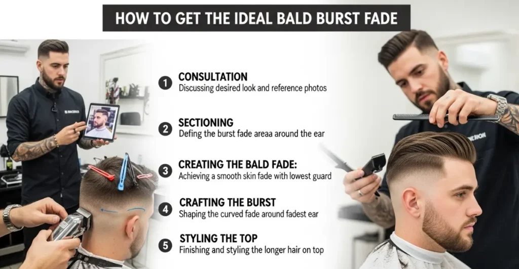 How to Get the Ideal Bald Burst Fade