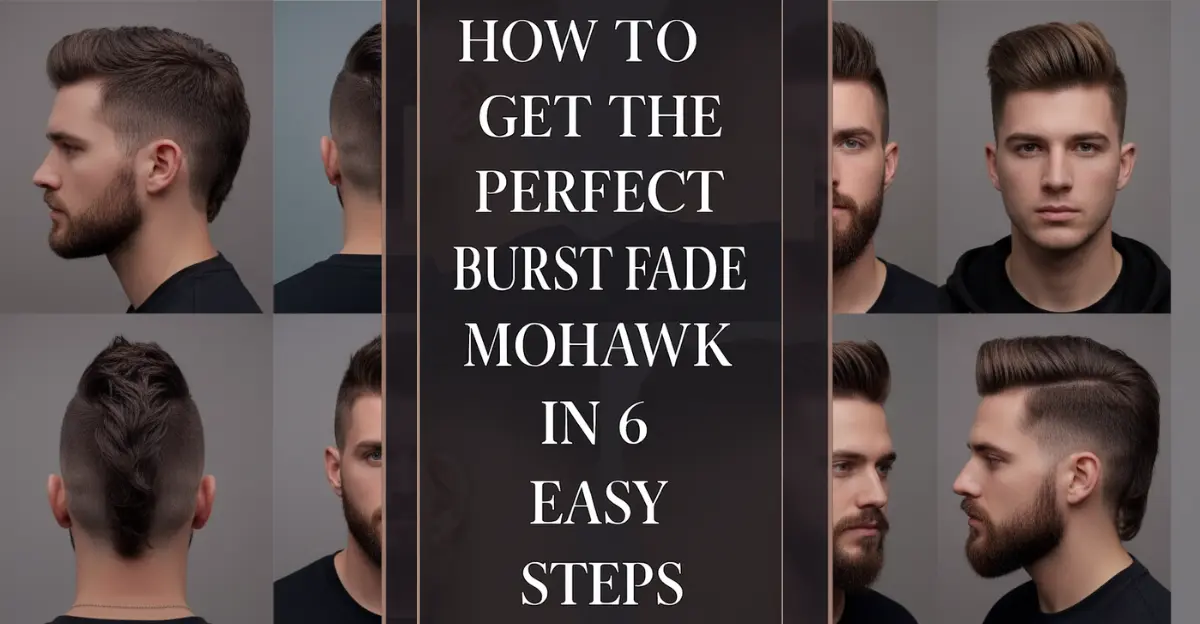 How to Get the Perfect Burst Fade Mohawk in 6 Easy Steps 