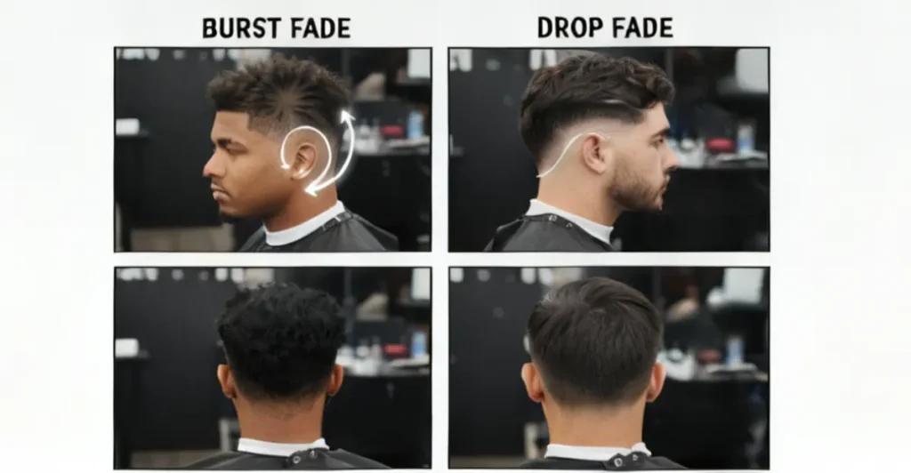 Is Burst Fade and Drop Fade the Same? Key Differences
