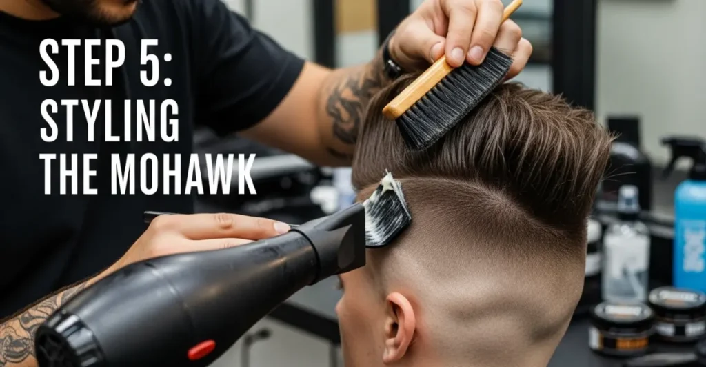 Step 5: Style the Mohawk