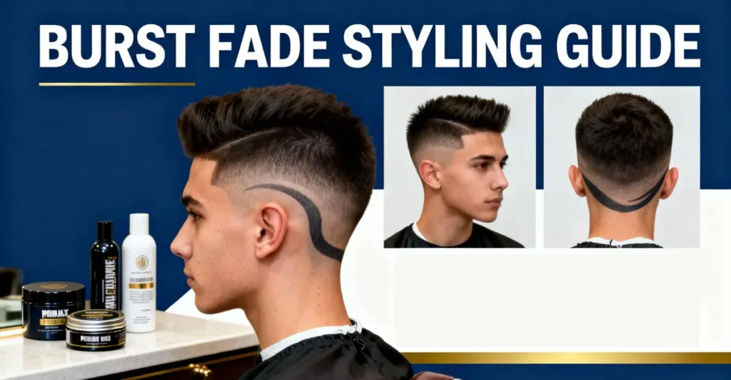 Styling Tips for Burst Fade Haircuts for Men
