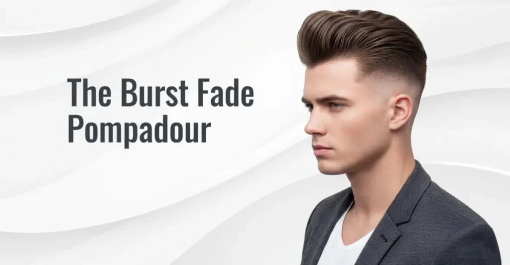 The Burst Fade Pompadour