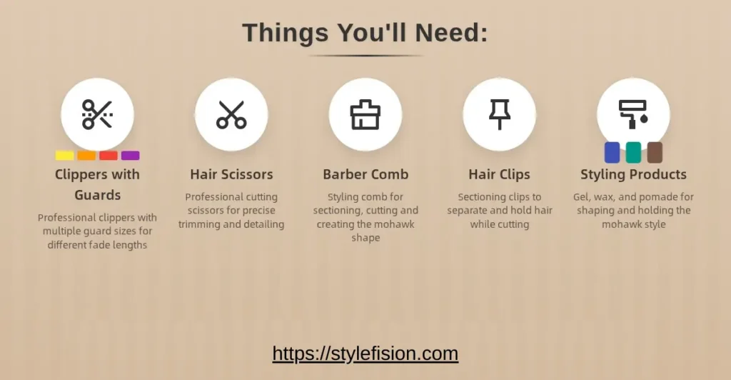 things you’ll need to get the perfect Burst Fade Mohawk