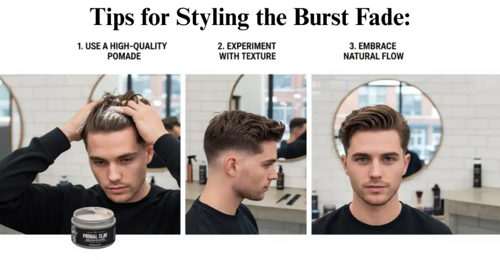 Tips for Styling the Burst Fade: