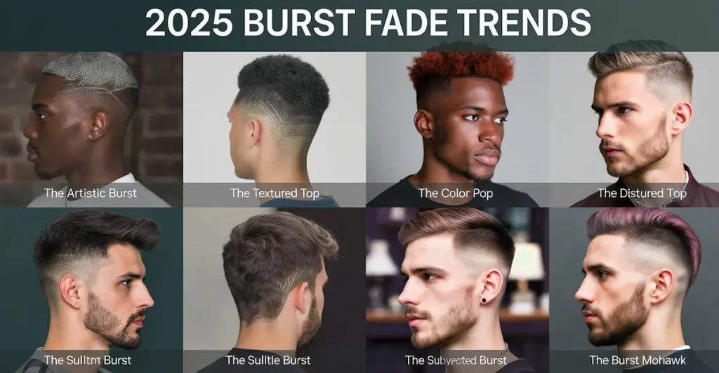 Trendy Burst Fade Haircut Ideas for Men