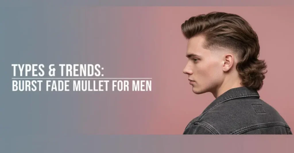 Types & Trends: Burst Fade Mullet for Men