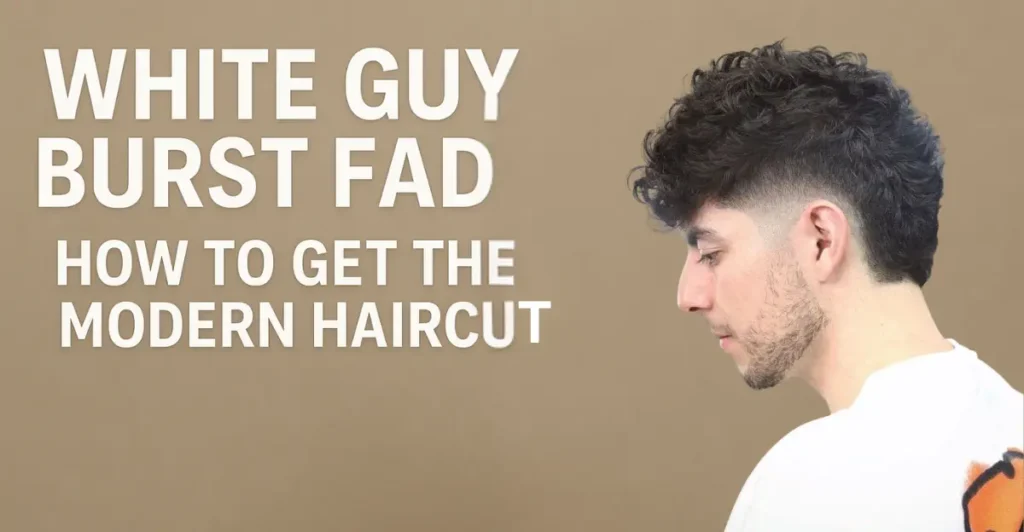 White Guy Burst Fade: How to Get This Modern Haircut