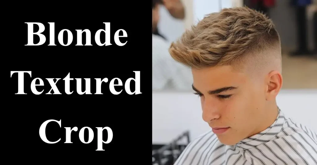 Blonde Textured Crop
