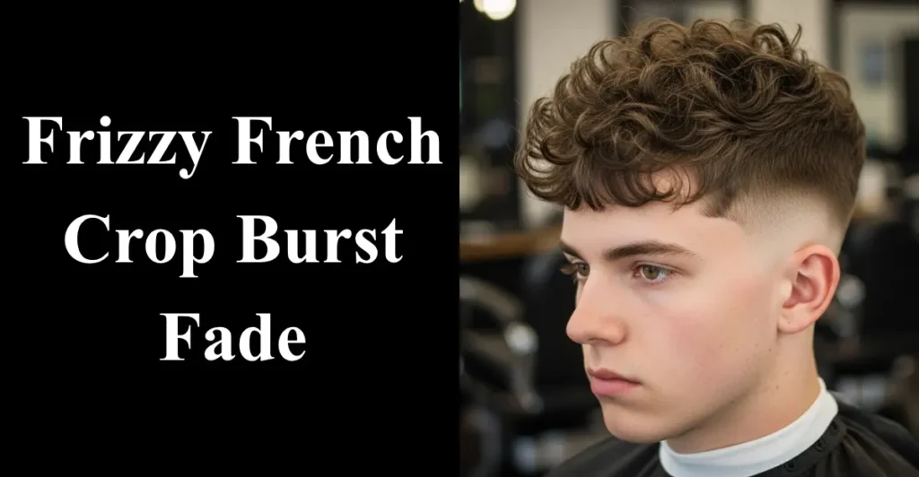 Frizzy French Crop Burst Fade