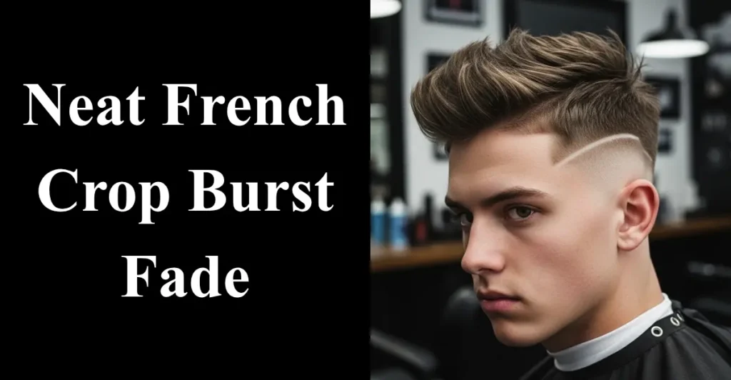 Neat French Crop Burst Fade