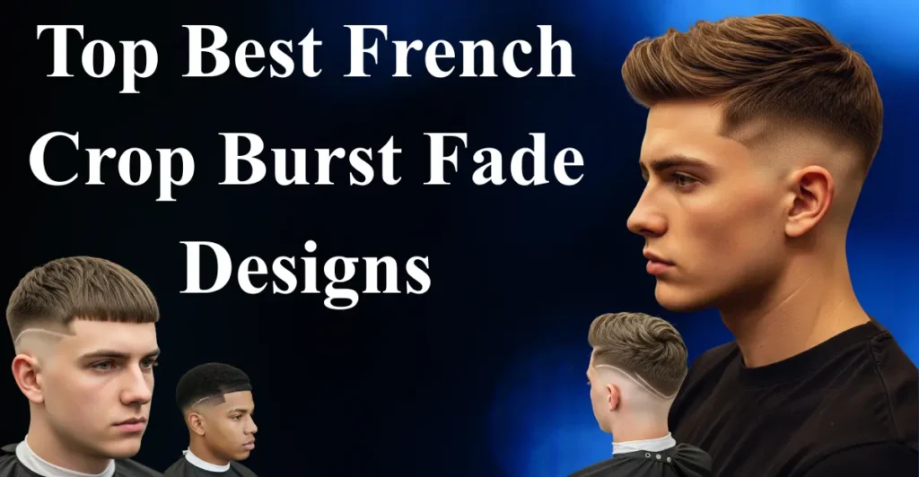 Top Best French Crop Burst Fade Designs