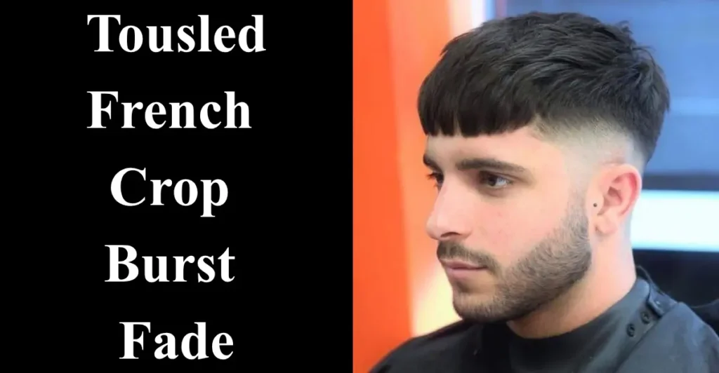Tousled French Crop Burst Fade