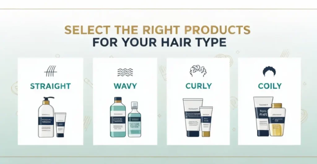 Select the right products for your hair type