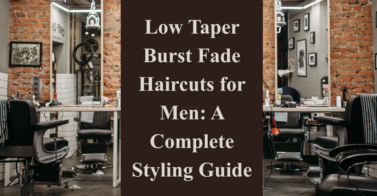 Low Taper Burst Fade Haircuts for Men: A Complete Styling Guide