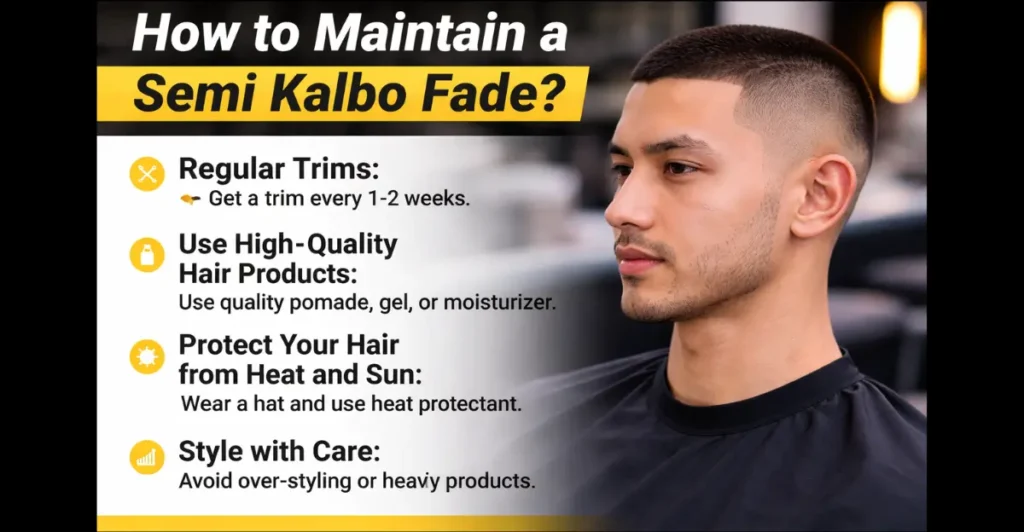 How to maintain a Semi Kalbo Fade: