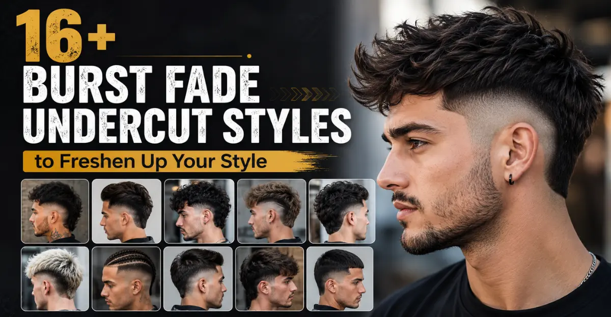 16+ Burst Fade Undercut Styles to Freshen Up Your Style