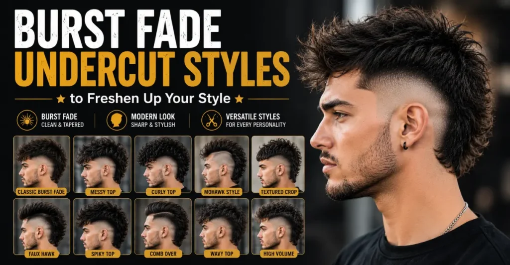 Burst Fade Undercut Styles to Freshen Up Your Style
