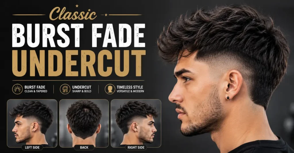 Classic Burst Fade Undercut